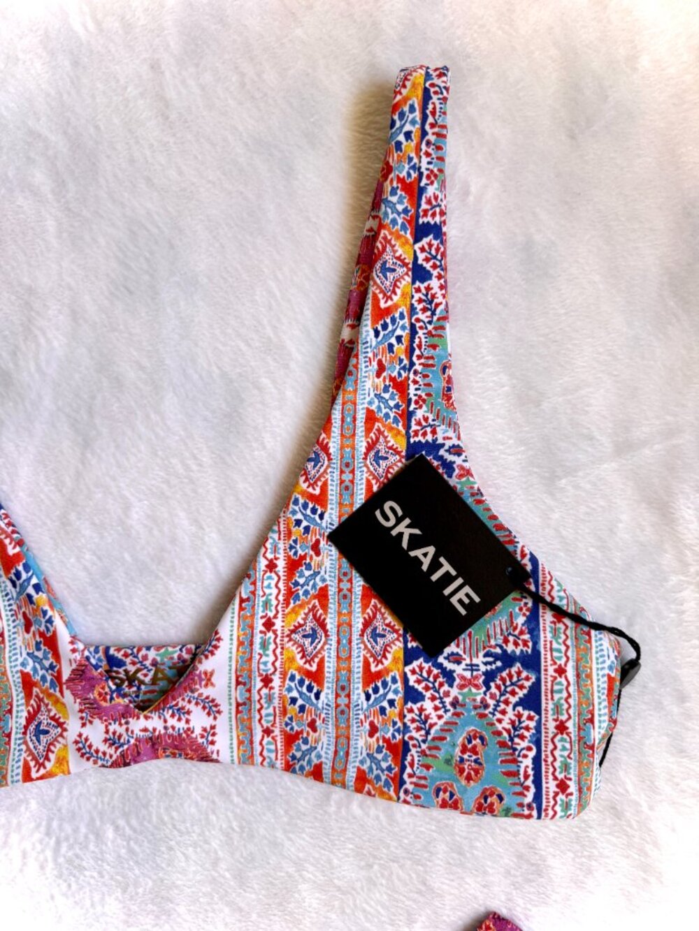 NWT Skatie Bikini Set Top + Bottom Venice print Size Large Boho Vacation Resort - Picture 6 of 13
